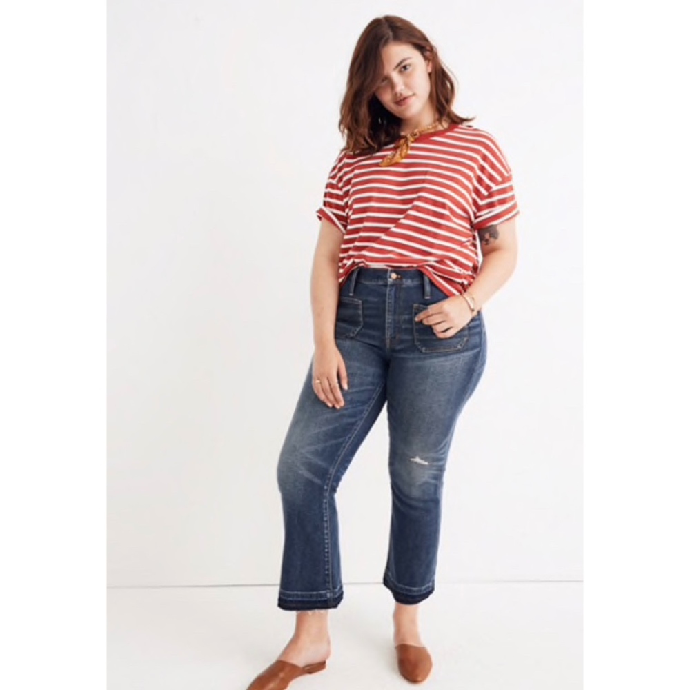 EUC Cali Demi-Boot Jeans: Patch Pocket Edition